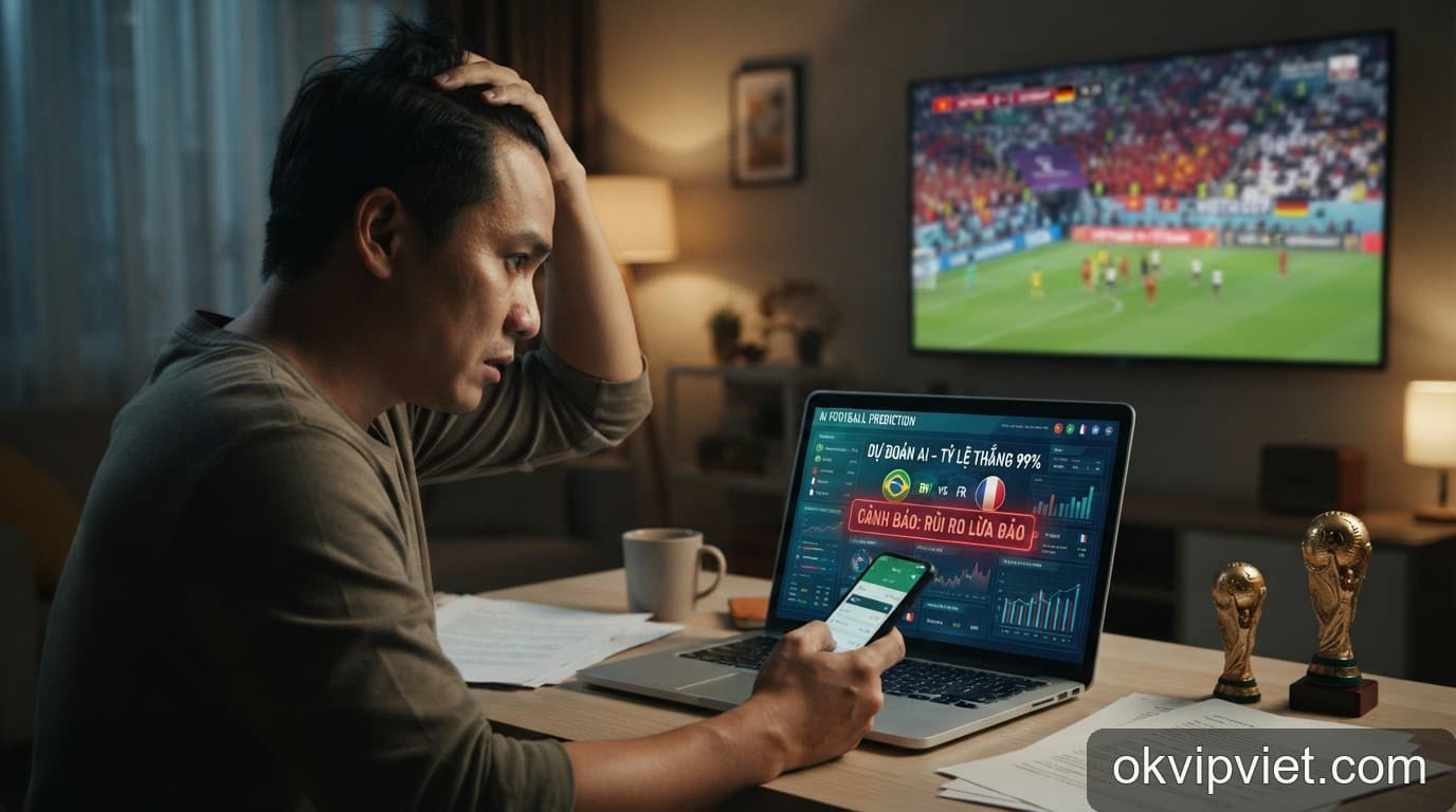 Cảnh báo bẫy 'Dự đoán AI' trong cá cược bóng đá mùa World Cup 2026