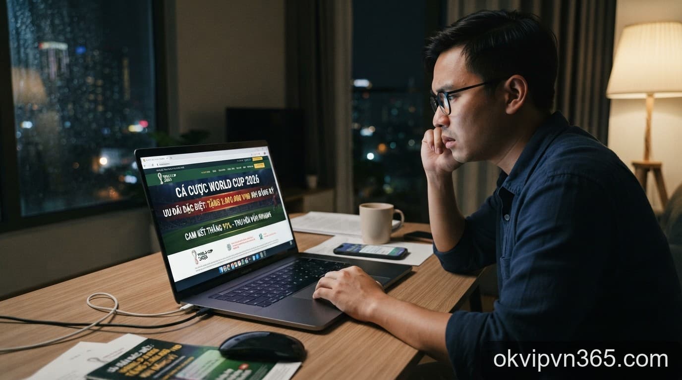 Cảnh báo lừa đảo cá cược mùa World Cup 2026: Nhận diện chiêu trò 'tặng tiền' và 'cam kết thắng'