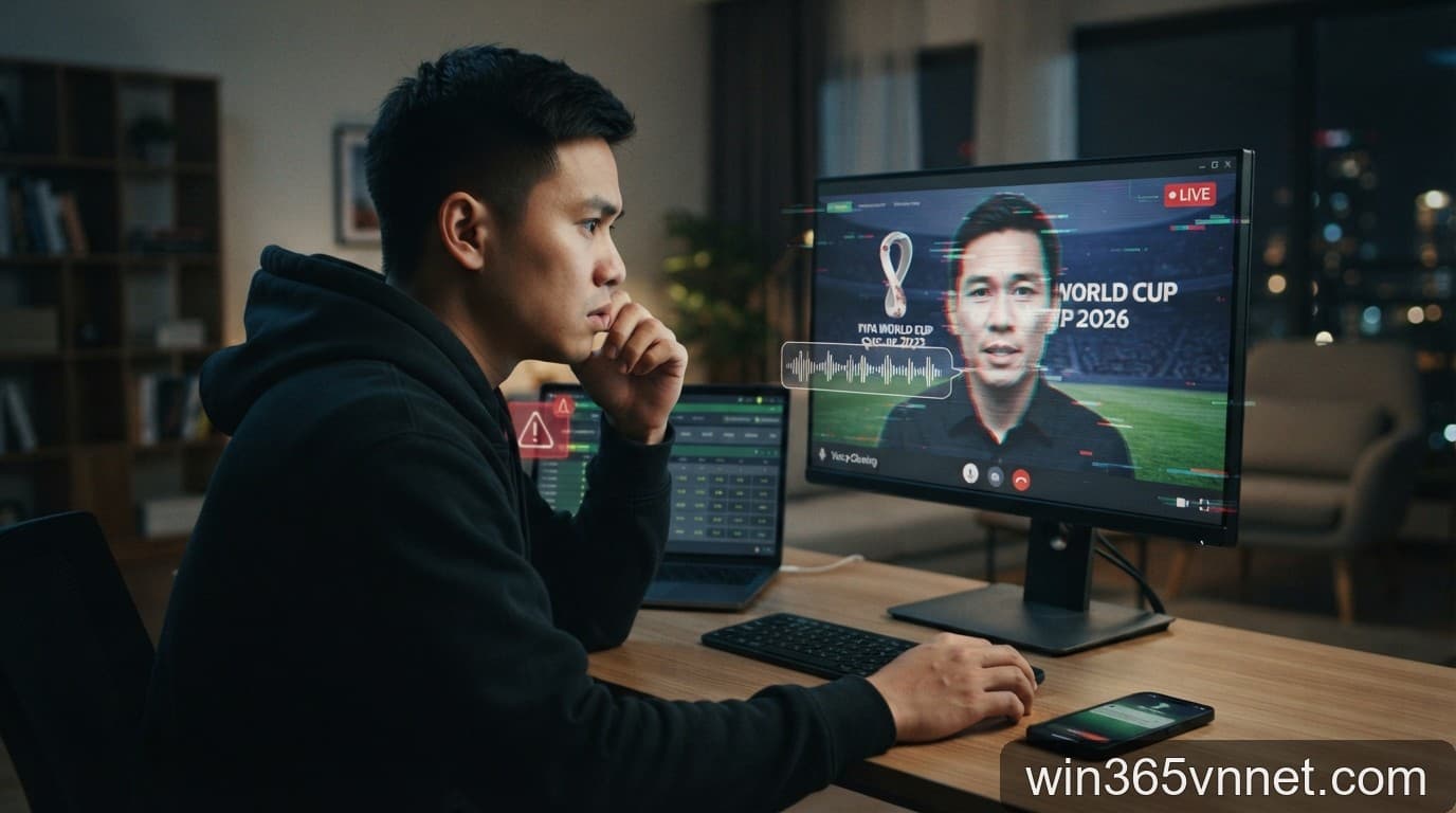 Cảnh báo lừa đảo mùa World Cup 2026: Nhận diện kịch bản 'AI hóa' trong 5 giây