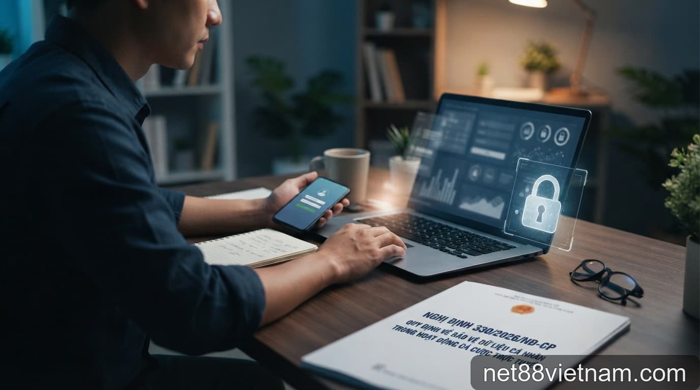 Nghị định 330/2026/NĐ-CP: Những thay đổi về bảo vệ dữ liệu cá nhân người chơi cá cược cần biết