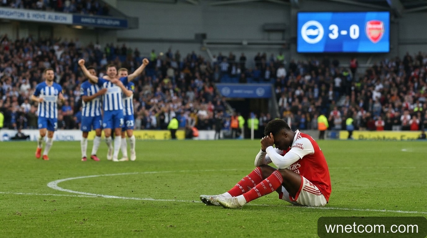 Ngoại Hạng Anh: Arsenal bất ngờ gục ngã trước Brighton, chuỗi bất bại dừng lại - 2